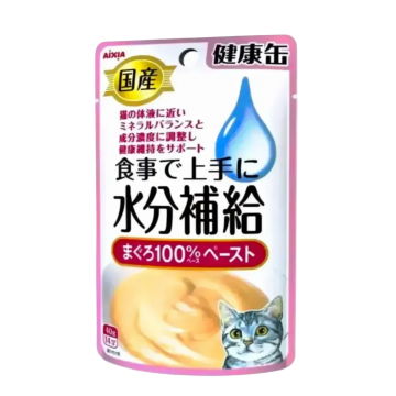 Aixia Wet Pouch Kenko Water Supplement Tuna Paste 40g